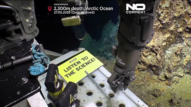 Greenpeace faz protesto inédito nas profundezas contra exploração mineira do fundo do mar
