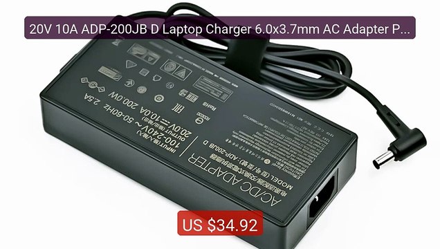 20V 10A ADP-200JB D Laptop Charger 6.0x3.7mm AC Adapter Power Supp... Best Deal 2026 | Shop Now!