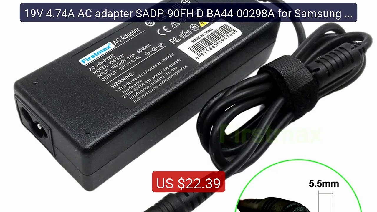 19V 4.74A AC adapter SADP-90FH D BA44-00298A for Samsung ATIV... -- Amazing Value 2026 | Must Have!