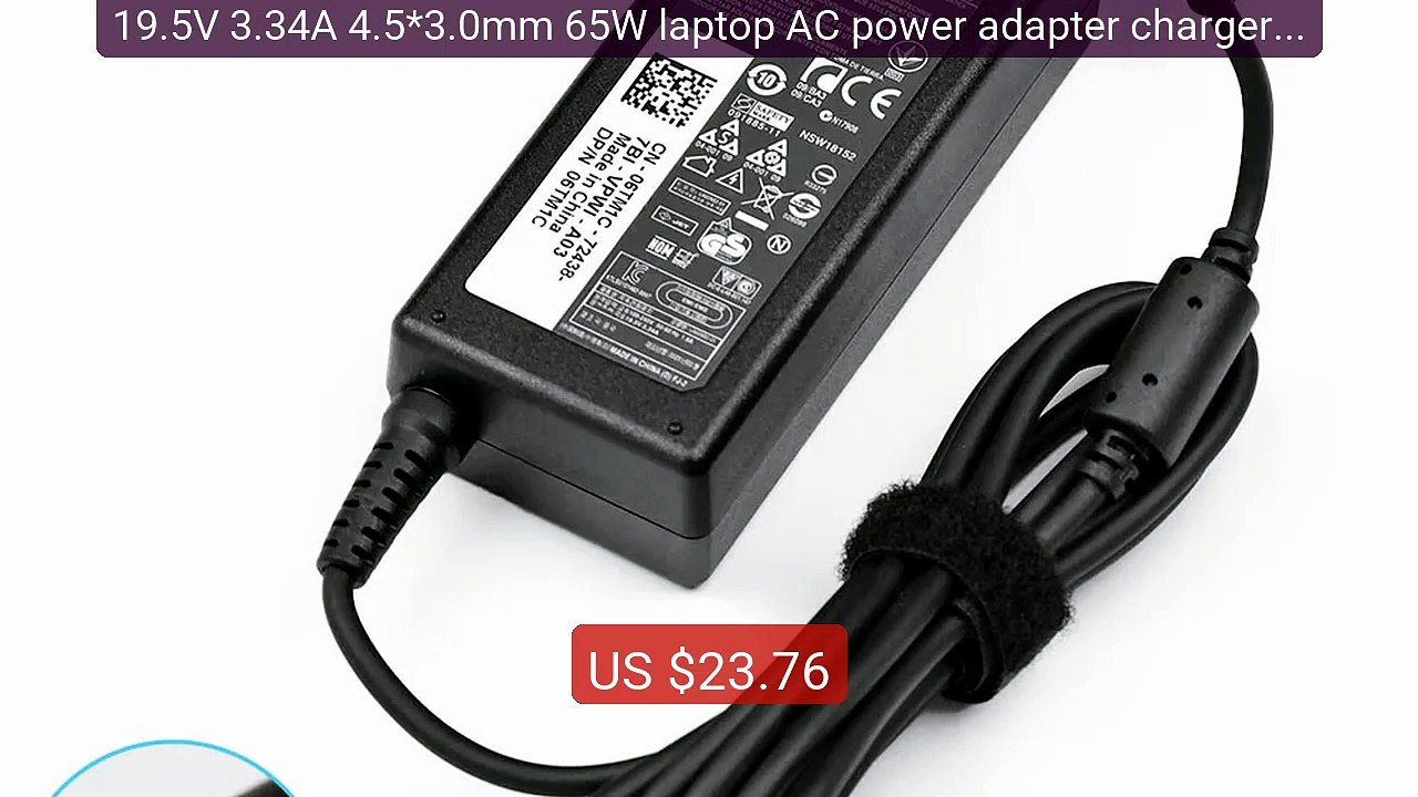 19.5V 3.34A 4.5*3.0mm 65W laptop AC power adapter charger f... -- Top Pick 2026 | Unbeatable Price!