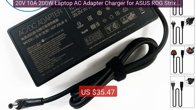 20V 10A 200W Laptop AC Adapter Charger for ASUS ROG Strix G17 G713Q... Top Rated 2026 | Buy Now!