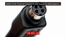 330W 19.5V 16.9A AC Adapter Power Supply for MSI Deltal GT83VR... -- Best Buy 2026 | Great Quality!