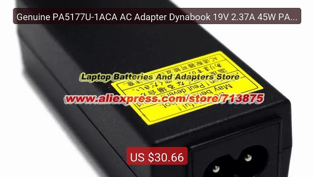 Genuine PA5177U-1ACA AC Adapter Dynabook 19V 2.37A 45W PA-1450-59 f... Top Rated 2026 | Buy Now!