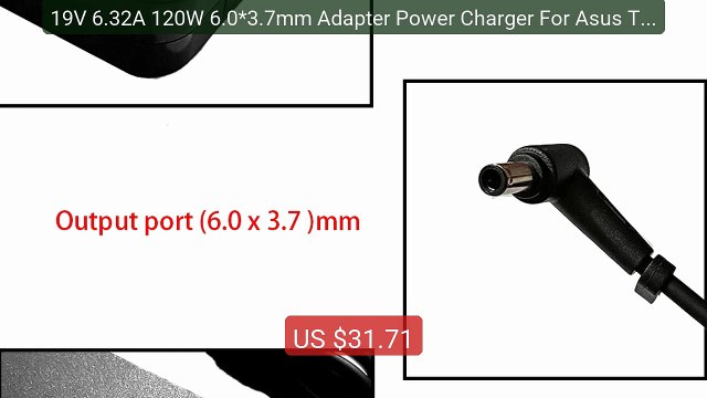 19V 6.32A 120W 6.0*3.7mm Adapter Power Charger For Asus TUF Gaming... Best Deal 2026 | Shop Now!