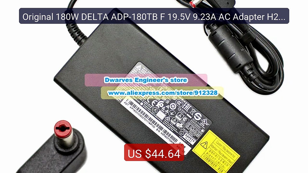 Original 180W DELTA ADP-180TB F 19.5V 9.23A AC Adapter H2FW