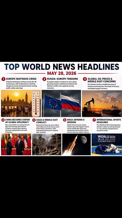 Top World News is headlines today 28/05/2026