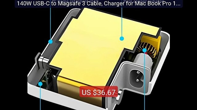 140W USB-C to Magsafe 3 Cable, Charger for Mac Book Pro 16,15,... Best Buy 2026 | Great Quality!