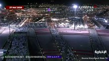 Momen Jemaah Haji Sedunia Lempar Jumrah di Mina, Lontarkan Kerikil ke Jamarat