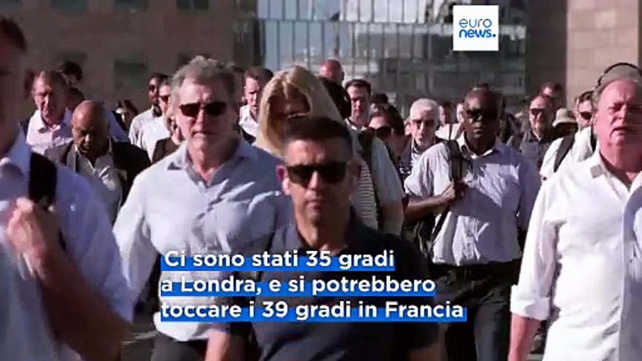 Ondata di caldo in Europa "senza precedenti", si potrebbero toccare i 39° in Francia