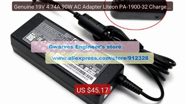 Genuine 19V 4.74A 90W AC Adapter Liteon PA-1900-32 Charger For... Hot Deal 2026 | Limited Offer!