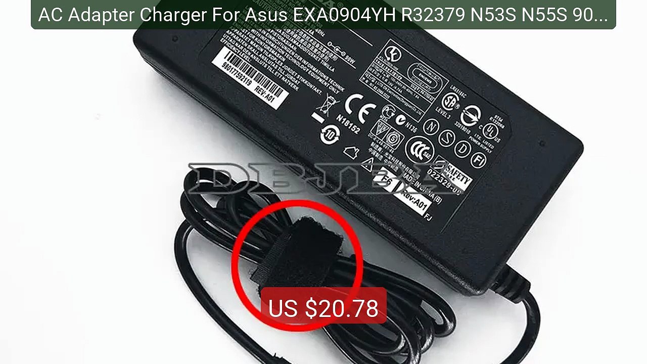 AC Adapter Charger For Asus EXA0904YH R32379 N53S N55S 90W lap... -- Best Buy 2026 | Great Quality!