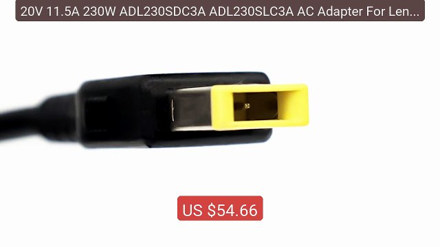 20V 11.5A 230W ADL230SDC3A ADL230SLC3A AC Adapter For Lenov... Top Pick 2026 | Unbeatable Price!