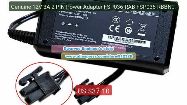 Genuine 12V 3A 2 PIN Power Adapter FSP036-RAB FSP036-RBBN2 for Fort... Top Rated 2026 | Buy Now!