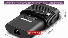 65W USB-C Type-C 20V 3.25A AC Power Adapter Laptop Charger ... -- Top Pick 2026 | Unbeatable Price!