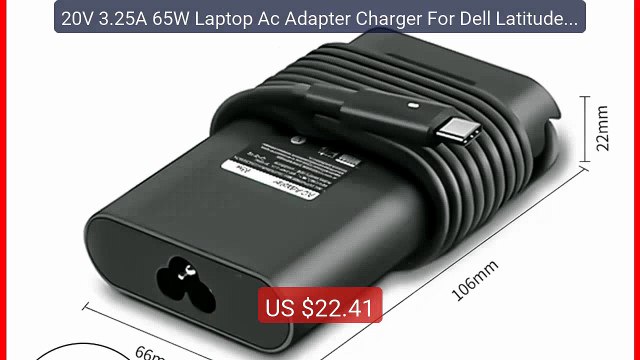20V 3.25A 65W Laptop Ac Adapter Charger For Dell Latitude 5420 741... Best Deal 2026 | Shop Now!