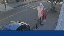 Veja o momento em que ônibus colide com muro no Grajaú