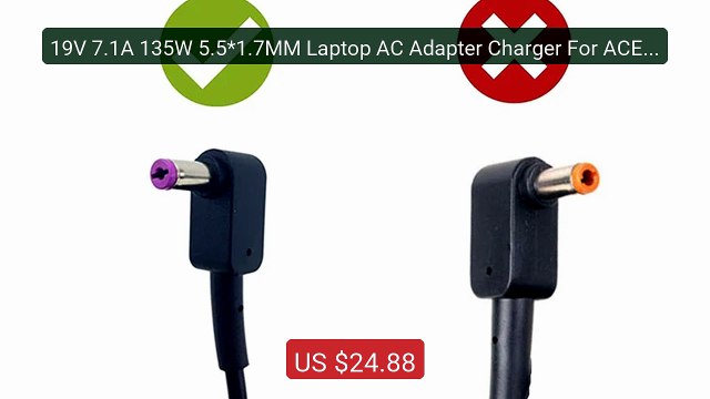 19V 7.1A 135W 5.5*1.7MM Laptop AC Adapter Charger For ACER ... Top Pick 2026 | Unbeatable Price!