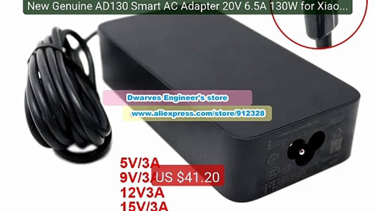 New Genuine AD130 Smart AC Adapter 20V 6.5A 130W for Xiaomi A... -- Amazing Value 2026 | Must Have!