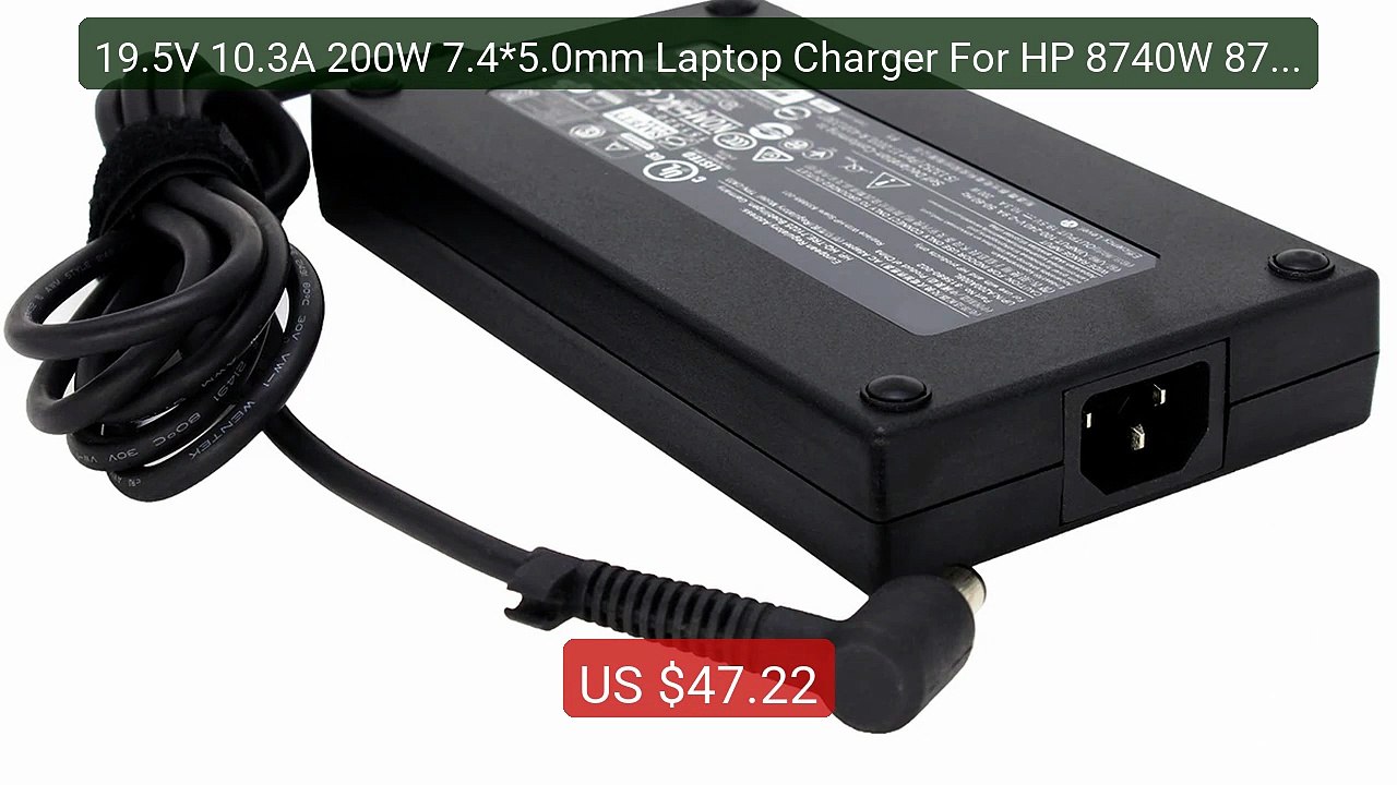 19.5V 10.3A 200W 7.4*5.0mm Laptop Charger For HP 8740W 8760W 8... -- Best Buy 2026 | Great Quality!