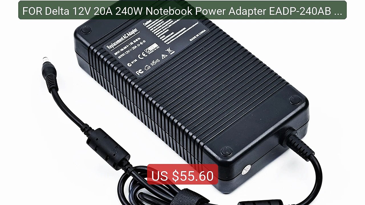 FOR Delta 12V 20A 240W Notebook Power Adapter EADP-240AB B 5.... -- Amazing Value 2026 | Must Have!