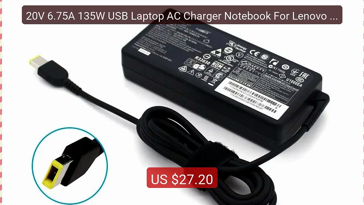 20V 6.75A 135W USB Laptop AC Charger Notebook For Lenovo Legio... -- Hot Deal 2026 | Limited Offer!
