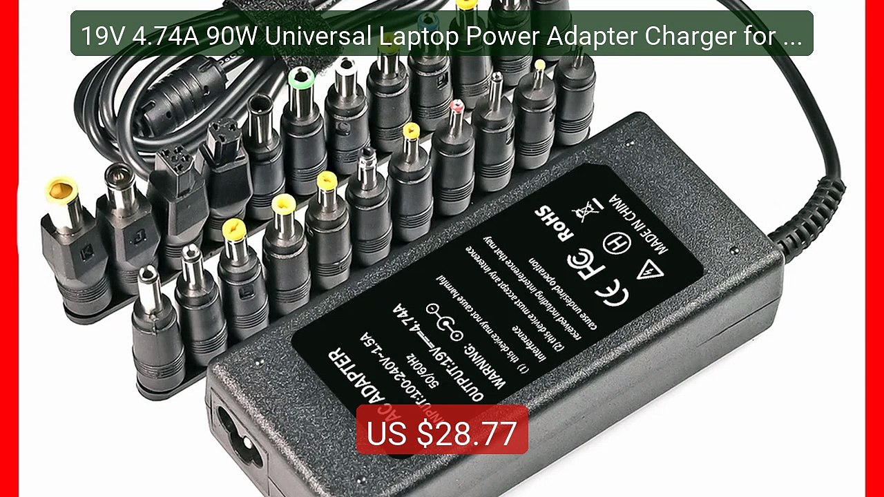 19V 4.74A 90W Universal Laptop Power Adapter Charger for Le... -- Top Pick 2026 | Unbeatable Price!