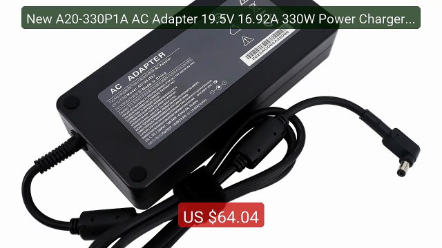 New A20-330P1A AC Adapter 19.5V 16.92A 330W Power Charger A330... Hot Deal 2026 | Limited Offer!