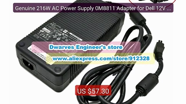 Genuine 216W AC Power Supply 0M8811 Adapter for Dell 12V 18A D... Best Buy 2026 | Great Quality!