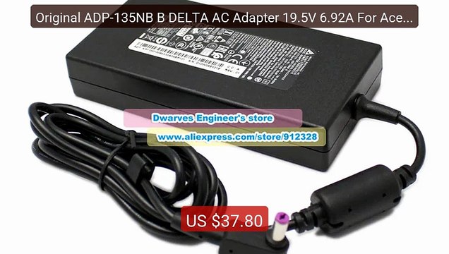 Original ADP-135NB B DELTA AC Adapter 19.5V 6.92A For Acer ... Top Pick 2026 | Unbeatable Price!