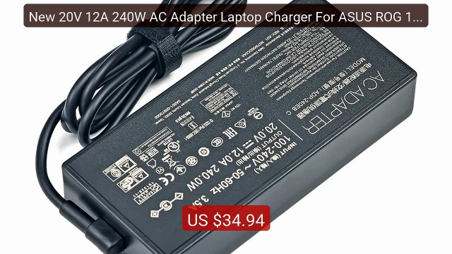 New 20V 12A 240W AC Adapter Laptop Charger For ASUS ROG 15 GX550LXS... Top Rated 2026 | Buy Now!