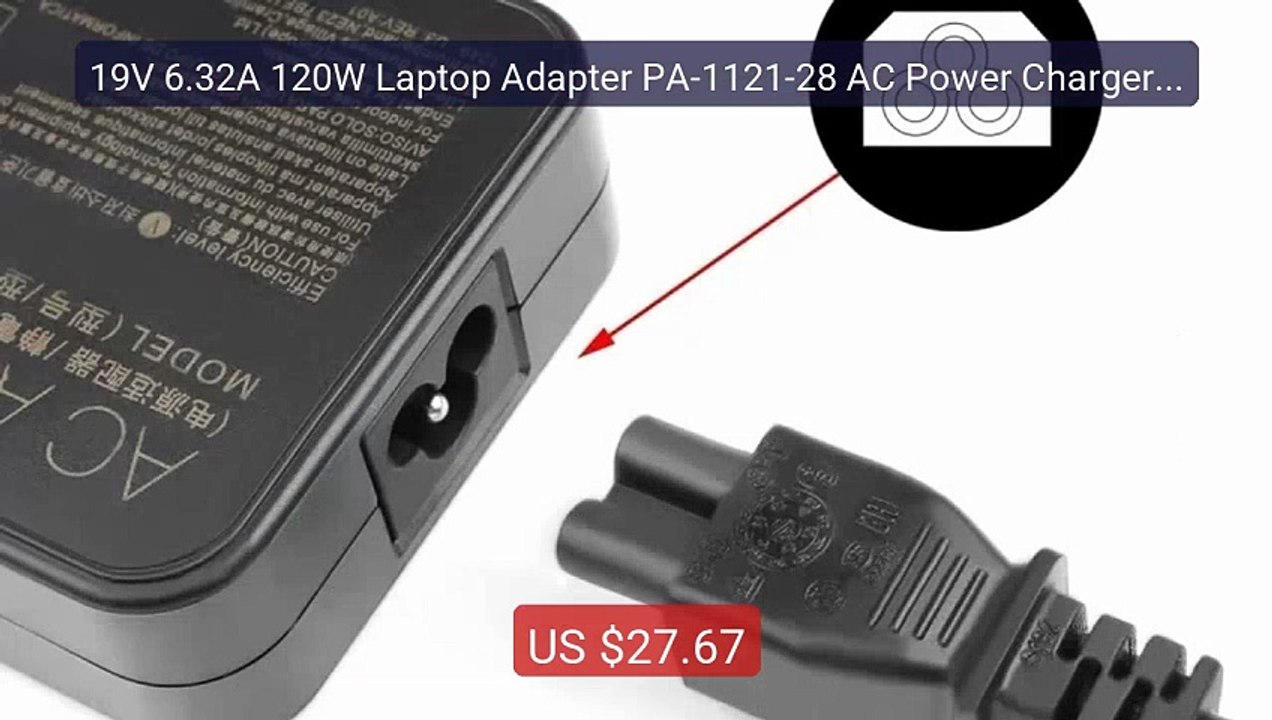 19V 6.32A 120W Laptop Adapter PA-1121-28 AC Power Charger For ... -- Best Buy 2026 | Great Quality!