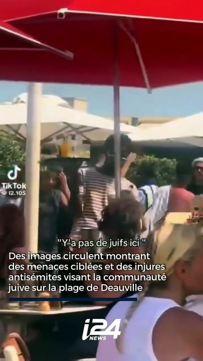 Deauville: De nouvelles images mises en ligne montrant un individu torse nu passant sur la plage