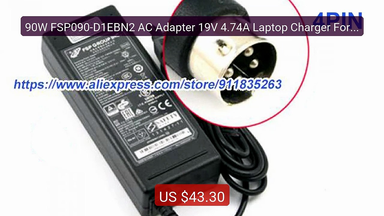 90W FSP090-D1EBN2 AC Adapter 19V 4.74A Laptop Charger For GET... -- Amazing Value 2026 | Must Have!