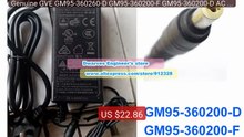Genuine GVE GM95-360260-D GM95-360200-F GM95-360200-D AC Adap... -- Amazing Value 2026 | Must Have!