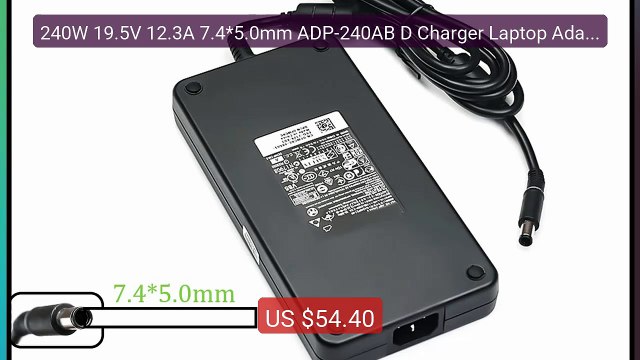 240W 19.5V 12.3A 7.4*5.0mm ADP-240AB D Charger Laptop Adapter For ... Best Deal 2026 | Shop Now!