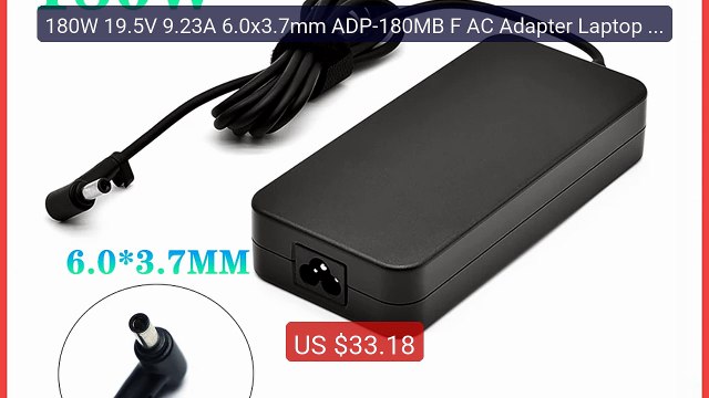 180W 19.5V 9.23A 6.0x3.7mm ADP-180MB F AC Adapter Laptop Charger F... Best Deal 2026 | Shop Now!