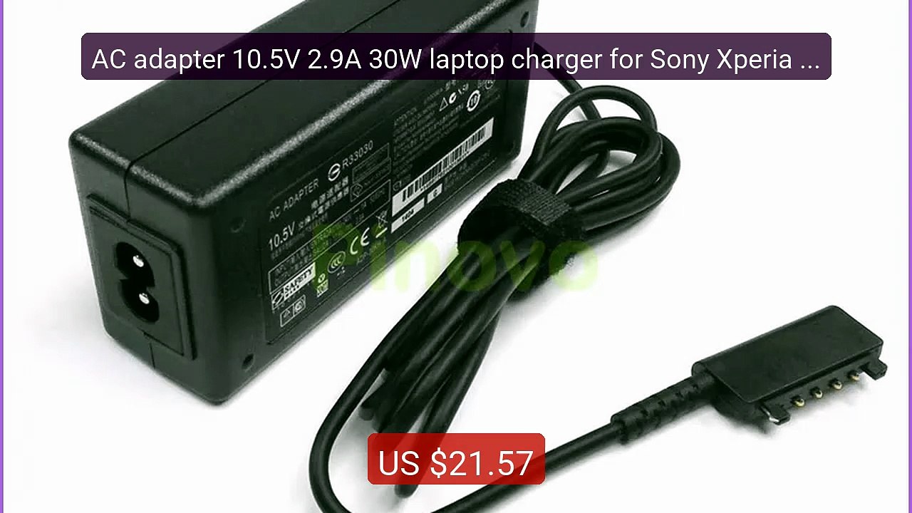 AC adapter 10.5V 2.9A 30W laptop charger for Sony Xperia SGPT111 S... -- Best Deal 2026 | Shop Now!