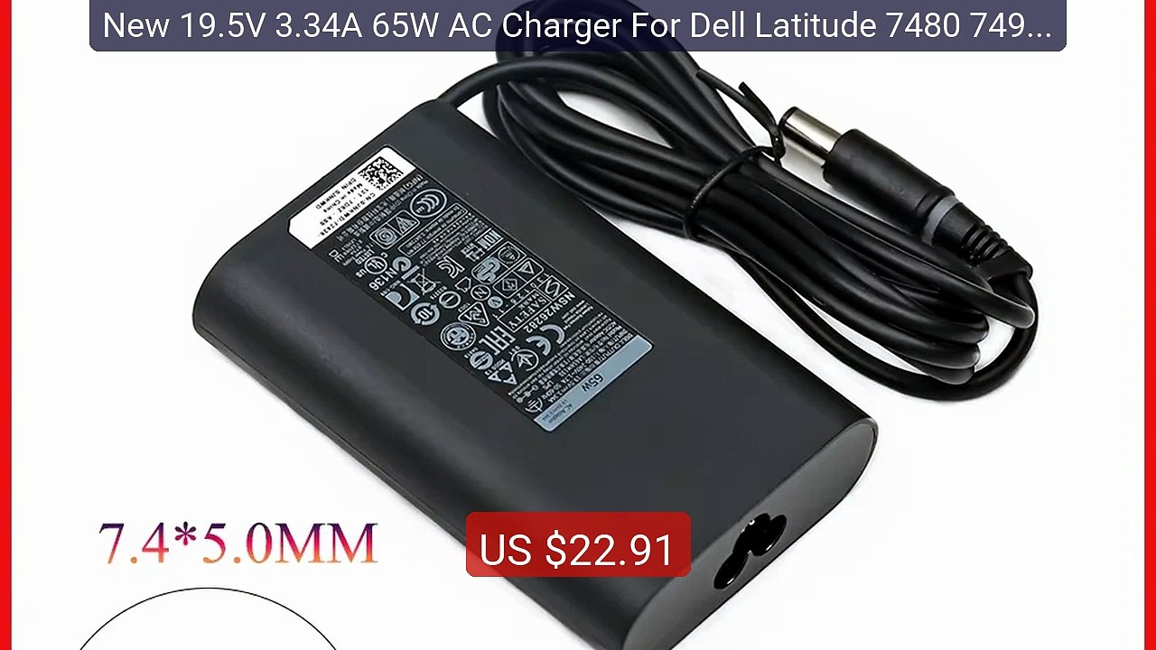 New 19.5V 3.34A 65W AC Charger For Dell Latitude 7480 7490 ... -- Top Pick 2026 | Unbeatable Price!