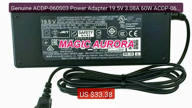 Genuine ACDP-060S03 Power Adapter 19.5V 3.08A 60W ACDP-060L01 For S... Top Rated 2026 | Buy Now!