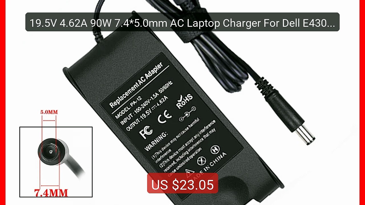 19.5V 4.62A 90W 7.4*5.0mm AC Laptop Charger For Dell E4300 E5410 E... -- Best Deal 2026 | Shop Now!