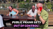 Tiny Tim's Prank Call In Pub Garden Goes Horribly Wrong