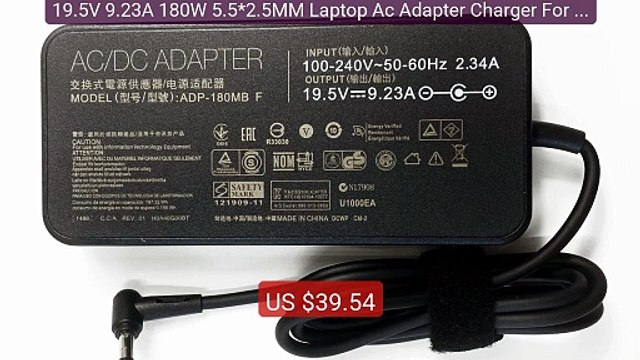 19.5V 9.23A 180W 5.5*2.5MM Laptop Ac Adapter Charger For Asus ROG G... Top Rated 2026 | Buy Now!