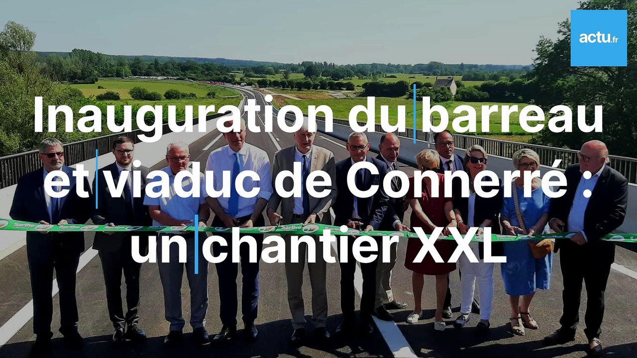 Le plus long viaduc de Sarthe a été inauguré