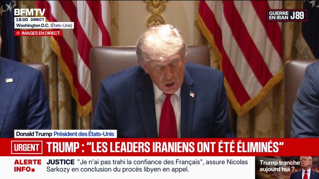 Guerre au Moyen-Orient: Donald Trump veut terminer ce qui a été commencé en Iran