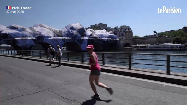 Canicule : des Parisiens continuent de courir malgré la chaleur