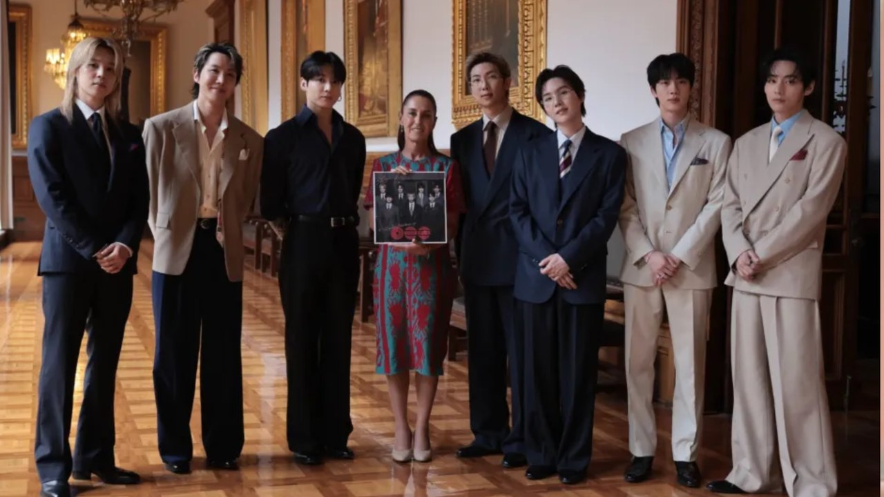 Claudia Sheinbaum manda mensaje a BTS tras revivir su paso por México