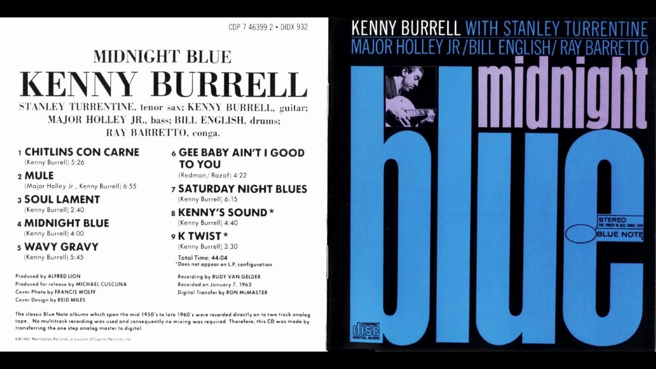 KENNY BURRELL...01 - Chitlins con carne