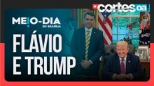 Quais os ganhos políticos do encontro de Flávio com Trump?