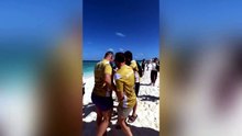 Totti, la classe non invecchia: batte Candela e Perotti a beach soccer alle Maldive