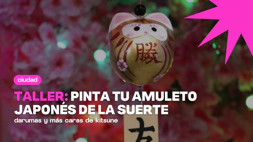 Taller para pintar tu amuleto japonés: darumas y máscaras de kitsune